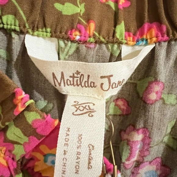 Matilda Jane On a Whim Women’s Floral Top XXL. Excellent Used Condition. Rayon. - Picture 10 of 10